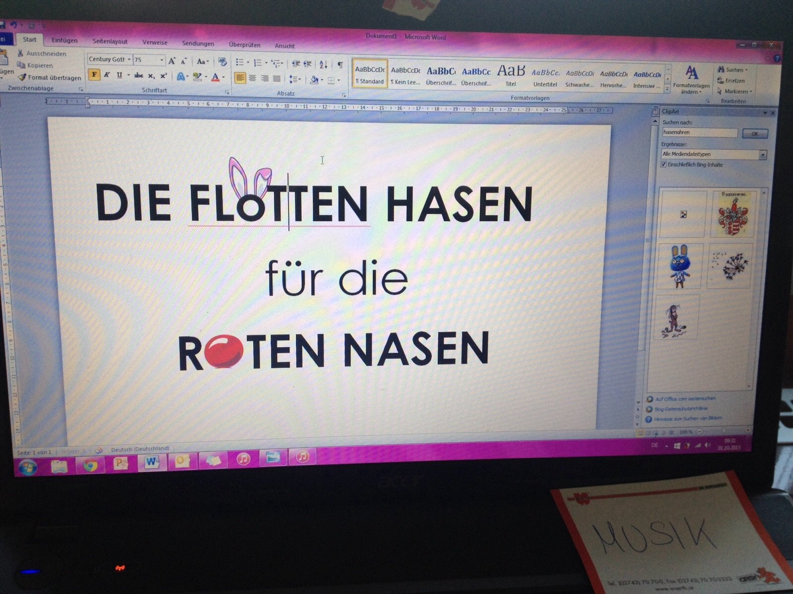 Die flotten Hasen für die roten Nasen